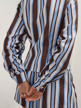 Women Button-Down Striped Long-Sleeved Casual Everyday Shirt
